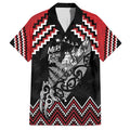 New Zealand Christmas Taniko Poutama Family Matching Tank Maxi Dress and Hawaiian Shirt Mountainscape Maori Fern - Aussie Hoodie