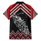 New Zealand Christmas Taniko Poutama Hawaiian Shirt Mountainscape Maori Fern - Aussie Hoodie