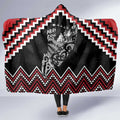 New Zealand Christmas Taniko Poutama Hooded Blanket Mountainscape Maori Fern - Aussie Hoodie