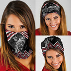 New Zealand Christmas Taniko Poutama Neck Gaiter Mountainscape Maori Fern - Aussie Hoodie