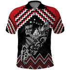 New Zealand Christmas Taniko Poutama Polo Shirt Mountainscape Maori Fern - Aussie Hoodie