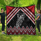 New Zealand Christmas Taniko Poutama Quilt Mountainscape Maori Fern - Aussie Hoodie