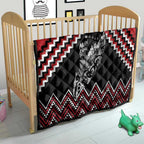 New Zealand Christmas Taniko Poutama Quilt Mountainscape Maori Fern - Aussie Hoodie
