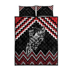 New Zealand Christmas Taniko Poutama Quilt Bed Set Mountainscape Maori Fern - Aussie Hoodie