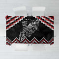 New Zealand Christmas Taniko Poutama Tablecloth Mountainscape Maori Fern - Aussie Hoodie
