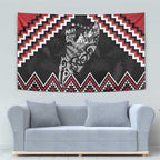 New Zealand Christmas Taniko Poutama Tapestry Mountainscape Maori Fern - Aussie Hoodie