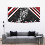 New Zealand Christmas Taniko Poutama Tapestry Mountainscape Maori Fern - Aussie Hoodie