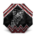 New Zealand Christmas Taniko Poutama Umbrella Mountainscape Maori Fern - Aussie Hoodie