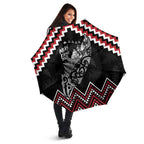 New Zealand Christmas Taniko Poutama Umbrella Mountainscape Maori Fern - Aussie Hoodie