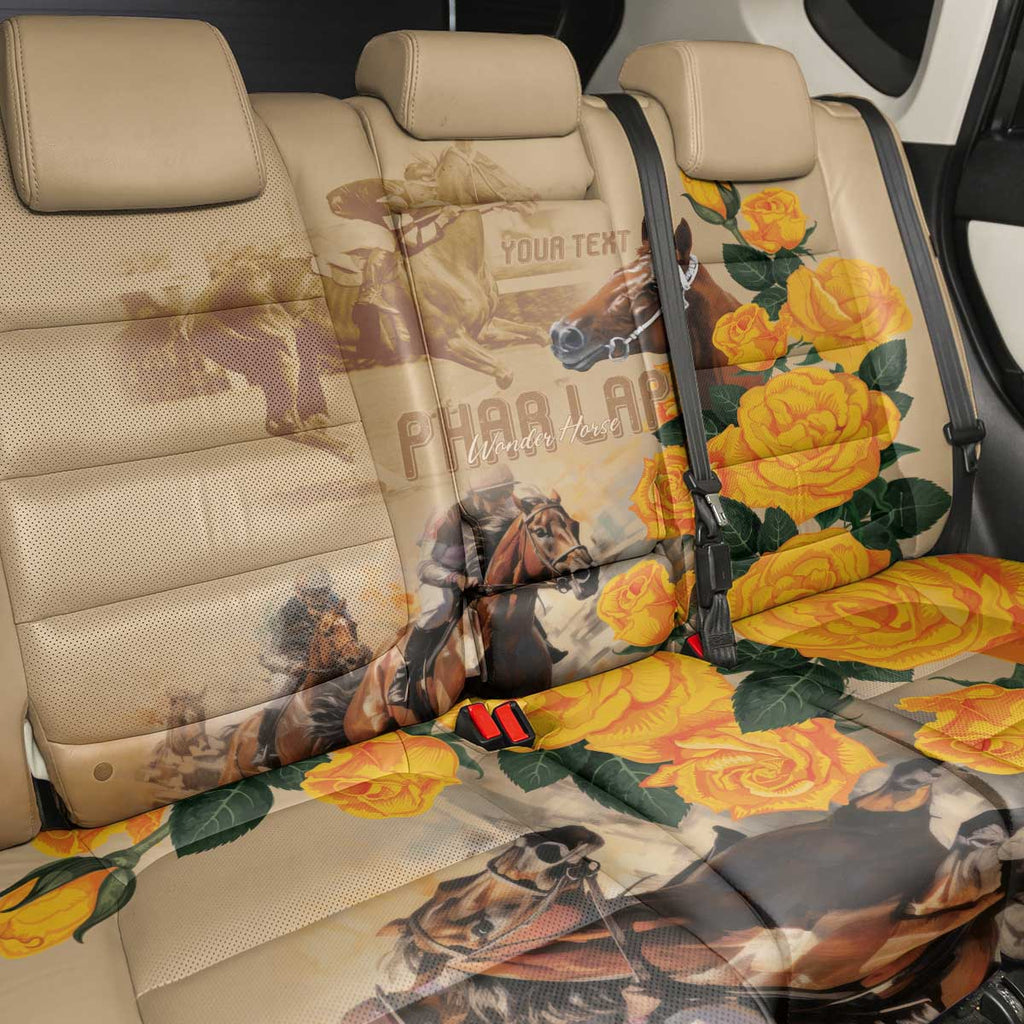 Personalised Melbourne Horse Racing Back Car Seat Cover Australia Wonder Horse