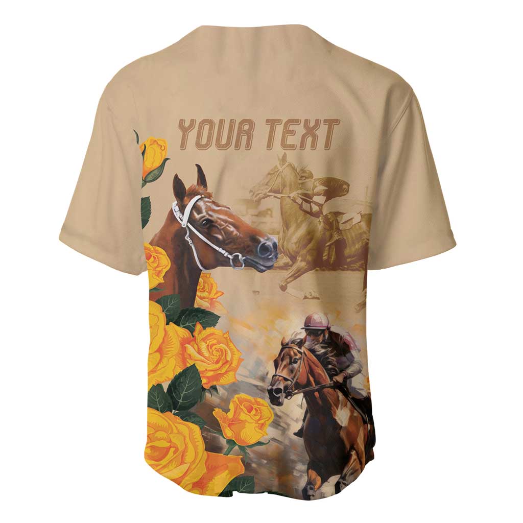 Personalised Melbourne Horse Racing Baseball Jersey Australia Wonder Horse
