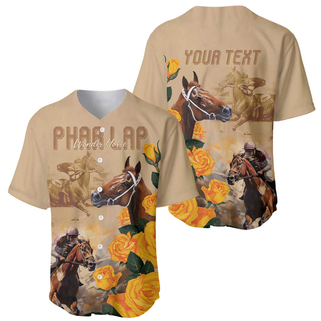 Personalised Melbourne Horse Racing Baseball Jersey Australia Wonder Horse