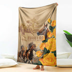 Personalised Melbourne Horse Racing Blanket Australia Wonder Horse