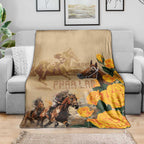 Personalised Melbourne Horse Racing Blanket Australia Wonder Horse