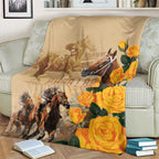 Personalised Melbourne Horse Racing Blanket Australia Wonder Horse