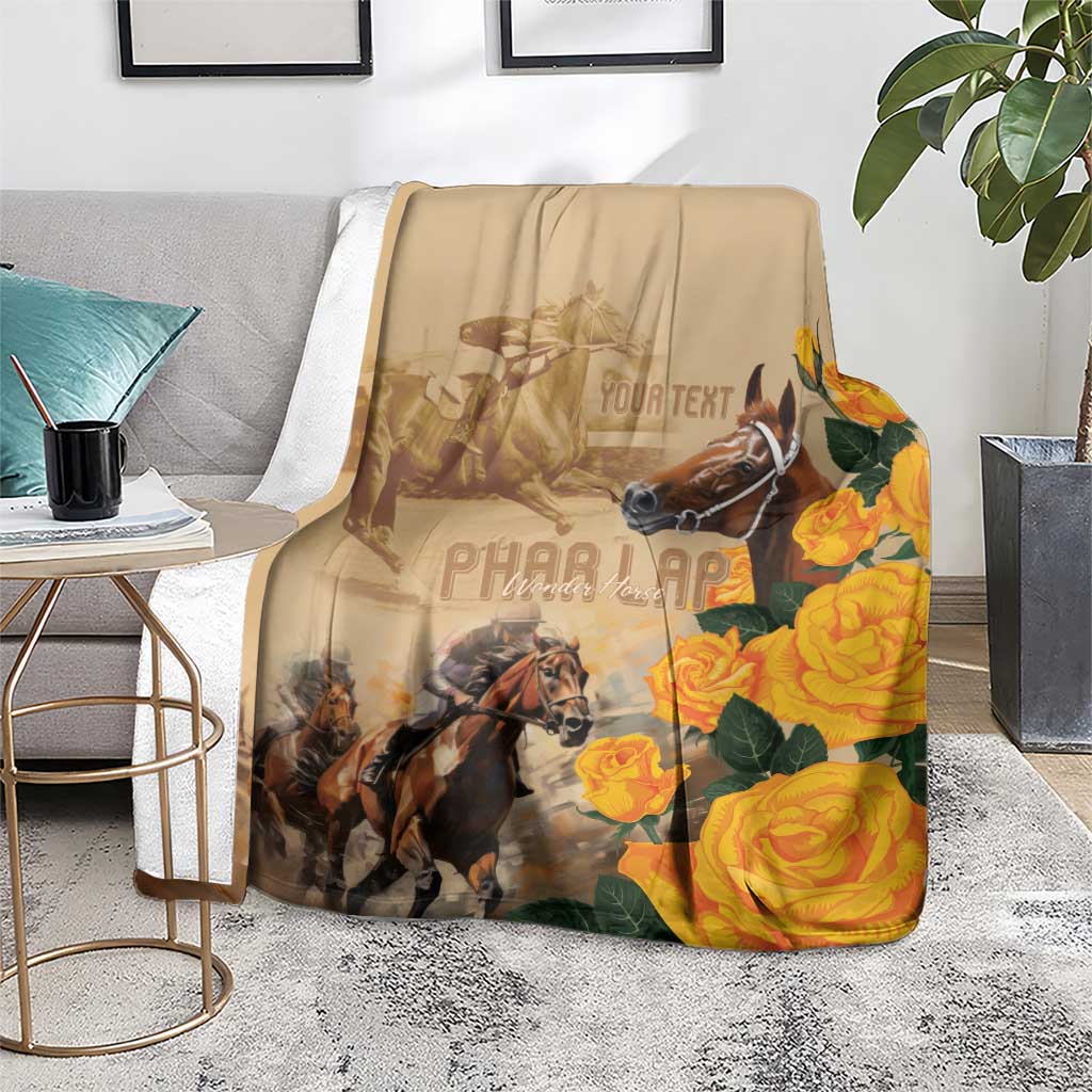 Personalised Melbourne Horse Racing Blanket Australia Wonder Horse