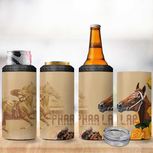 Melbourne Horse Racing 4 in 1 Can Cooler Tumbler Australia Wonder Horse