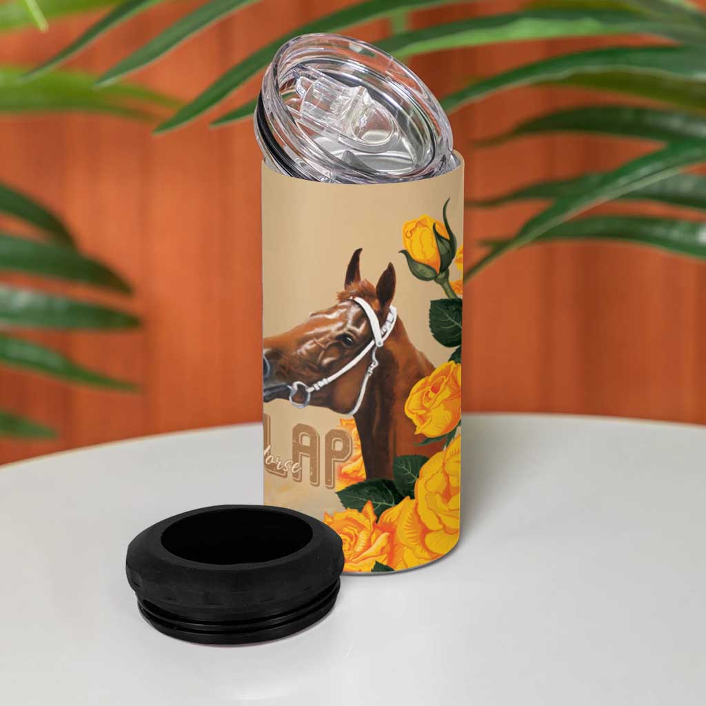 Melbourne Horse Racing 4 in 1 Can Cooler Tumbler Australia Wonder Horse