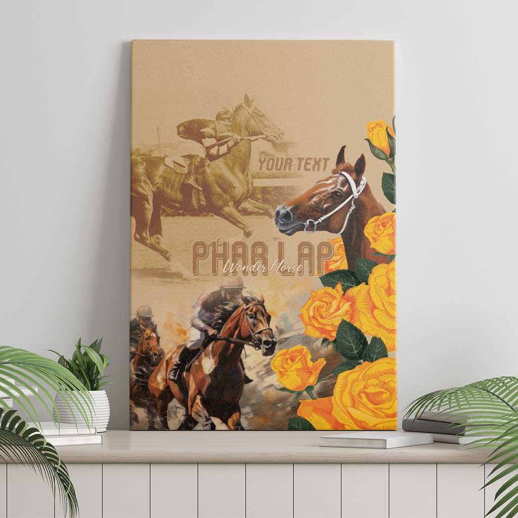 Personalised Melbourne Horse Racing Canvas Wall Art Australia Wonder Horse
