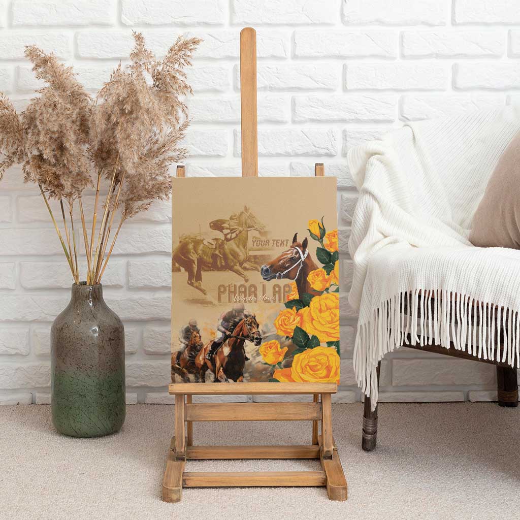 Personalised Melbourne Horse Racing Canvas Wall Art Australia Wonder Horse