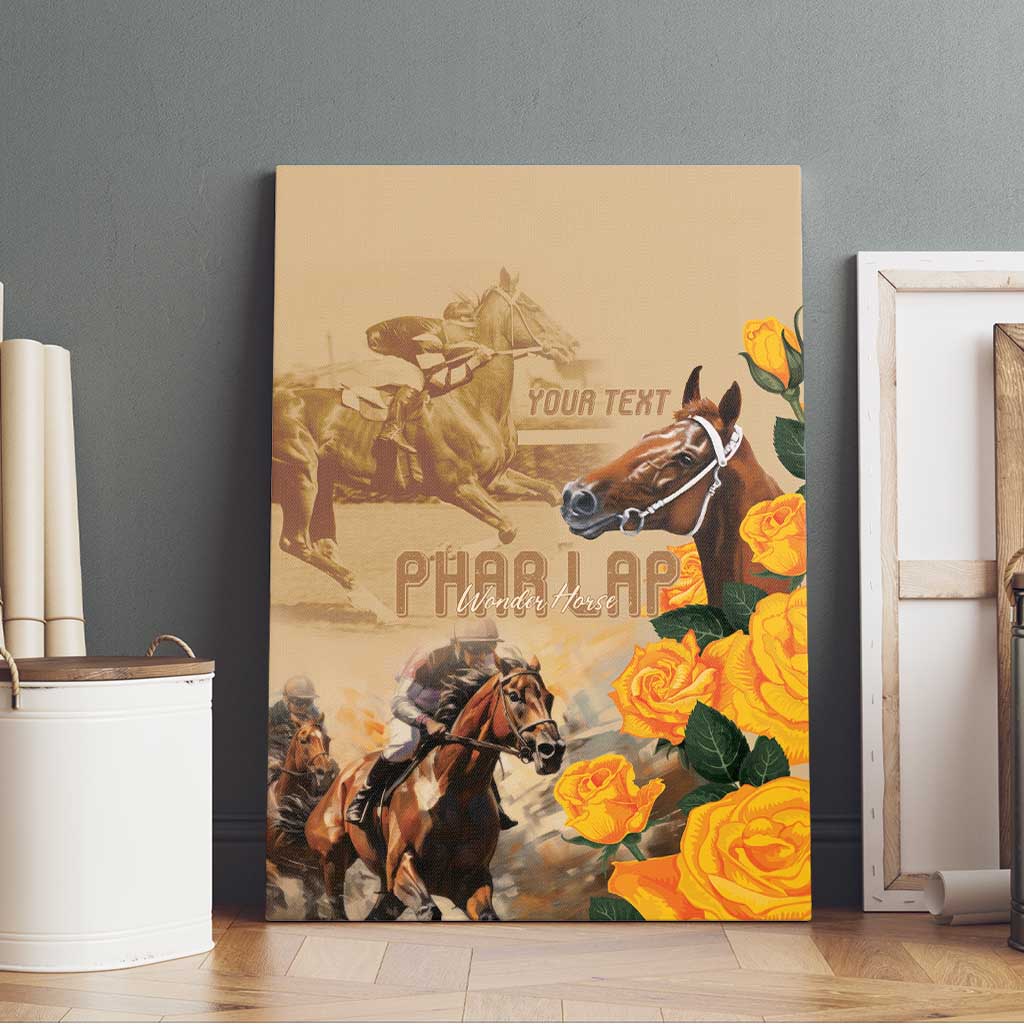 Personalised Melbourne Horse Racing Canvas Wall Art Australia Wonder Horse