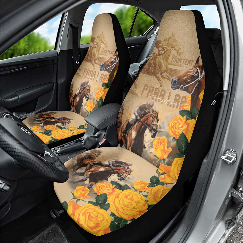 Personalised Melbourne Horse Racing Car Seat Cover Australia Wonder Horse
