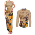 Personalised Melbourne Horse Racing Couples Matching Tank Maxi Dress and Long Sleeve Button Shirt Australia Wonder Horse