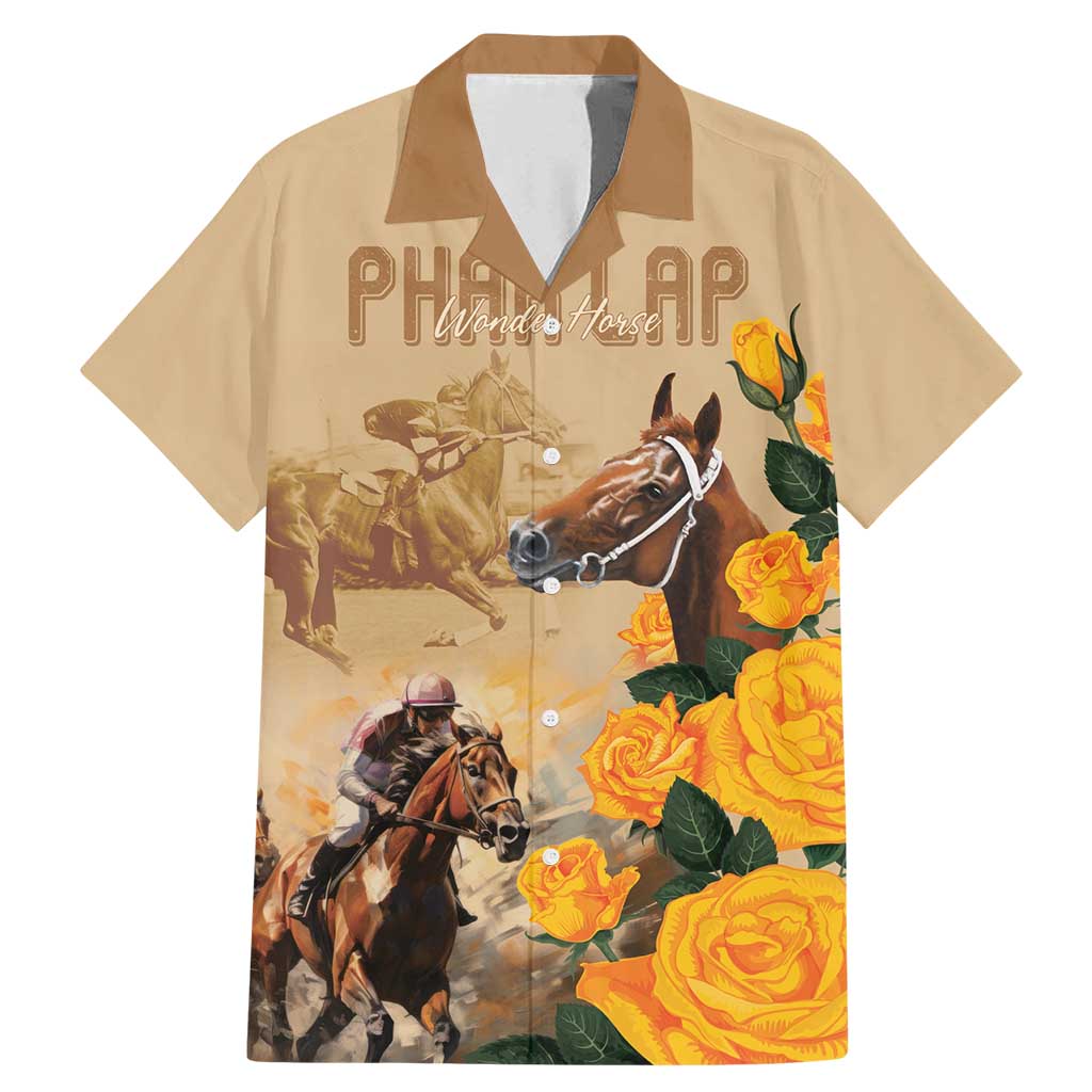 Personalised Melbourne Horse Racing Family Matching Mermaid Dress and Hawaiian Shirt Australia Wonder Horse