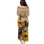 Personalised Melbourne Horse Racing Family Matching Puletasi and Hawaiian Shirt Australia Wonder Horse