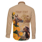 Personalised Melbourne Horse Racing Family Matching Summer Maxi Dress and Hawaiian Shirt Australia Wonder Horse