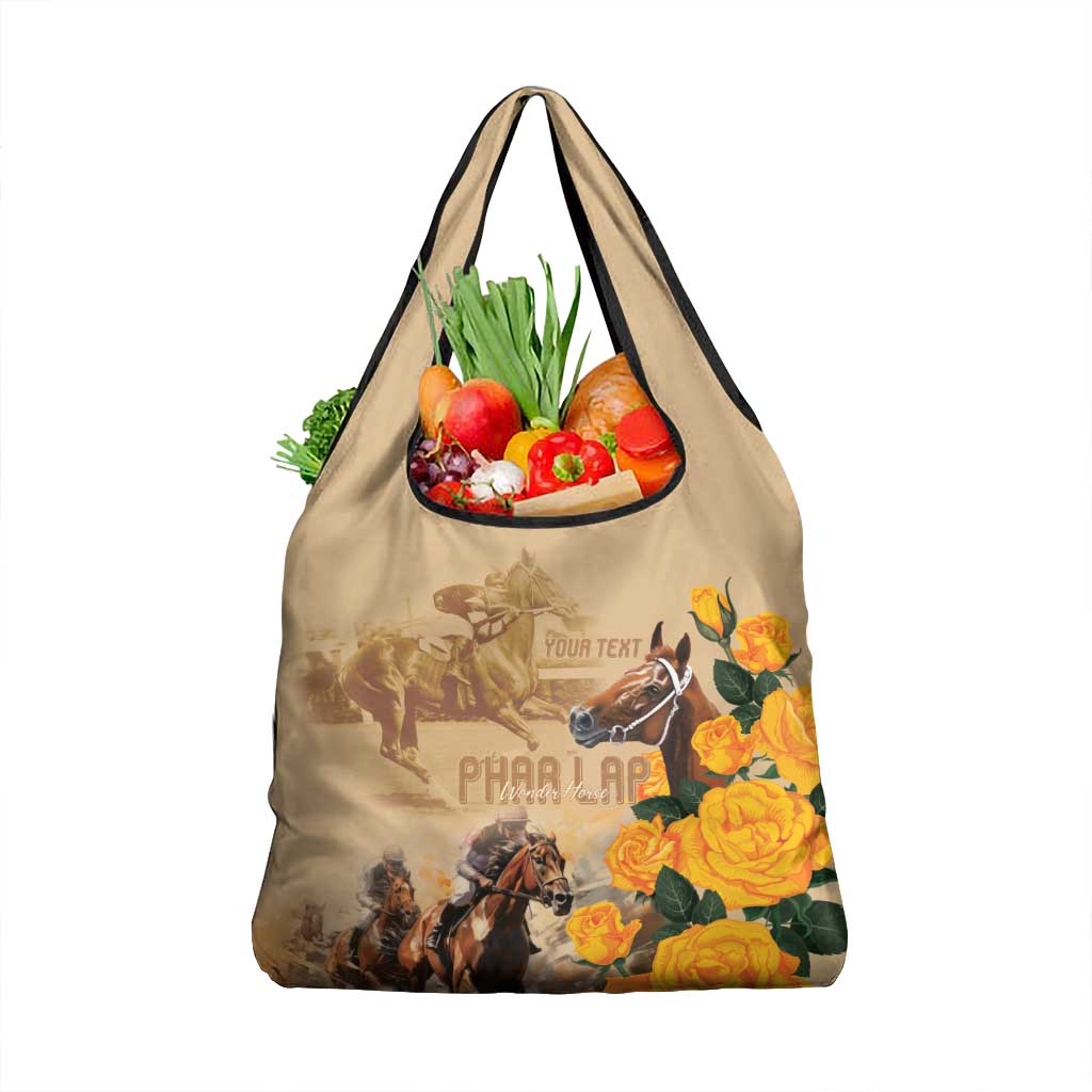 Personalised Melbourne Horse Racing Grocery Bag Australia Wonder Horse