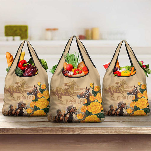 Personalised Melbourne Horse Racing Grocery Bag Australia Wonder Horse