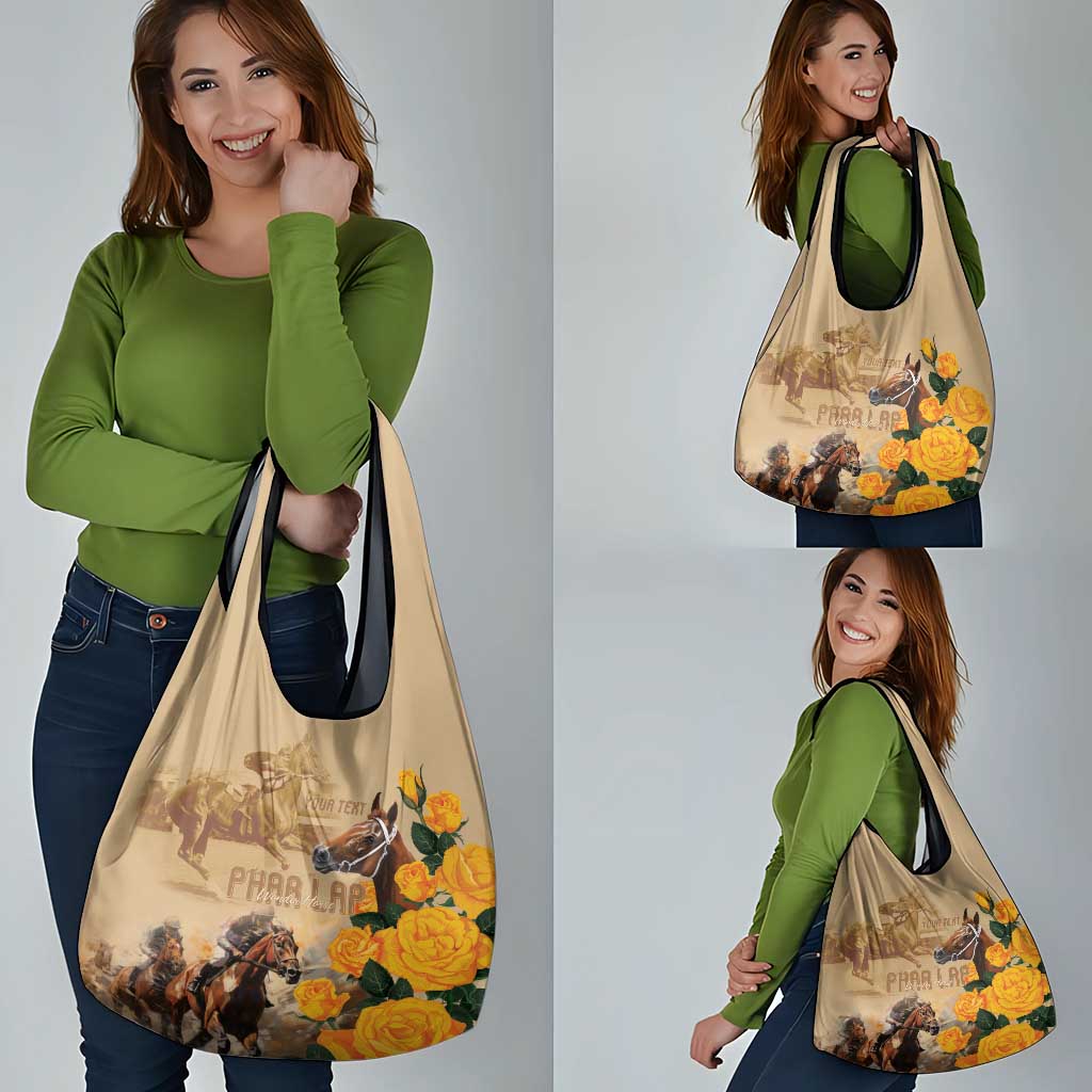 Personalised Melbourne Horse Racing Grocery Bag Australia Wonder Horse