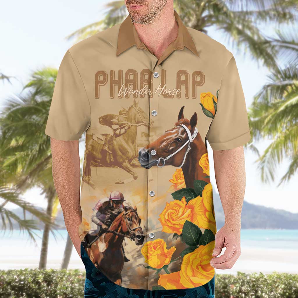 Personalised Melbourne Horse Racing Hawaiian Shirt Australia Wonder Horse