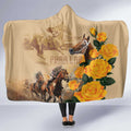Personalised Melbourne Horse Racing Hooded Blanket Australia Wonder Horse