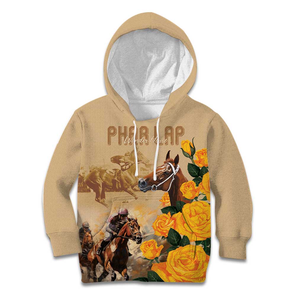 Personalised Melbourne Horse Racing Kid Hoodie Australia Wonder Horse