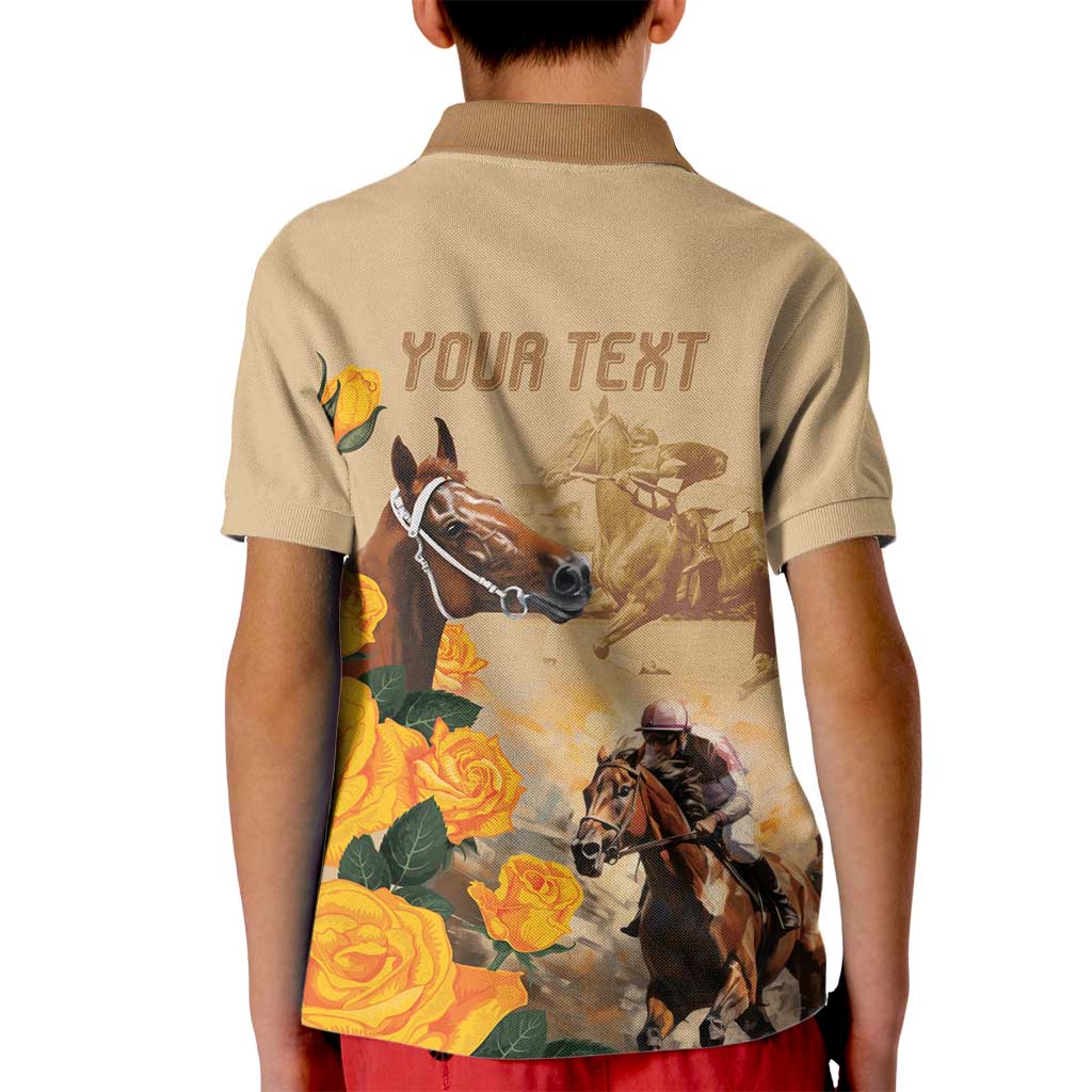 Personalised Melbourne Horse Racing Kid Polo Shirt Australia Wonder Horse