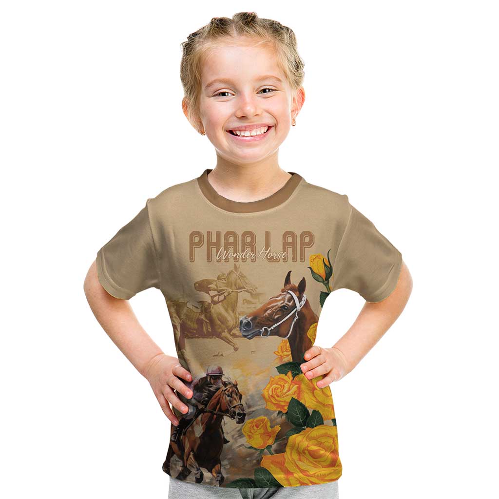 Personalised Melbourne Horse Racing Kid T Shirt Australia Wonder Horse