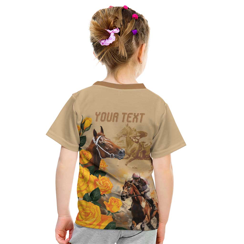 Personalised Melbourne Horse Racing Kid T Shirt Australia Wonder Horse