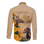 Personalised Melbourne Horse Racing Long Sleeve Button Shirt Australia Wonder Horse