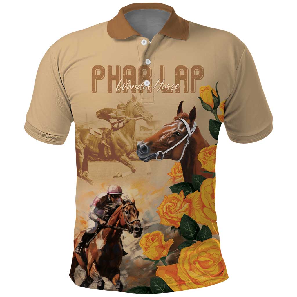 Personalised Melbourne Horse Racing Polo Shirt Australia Wonder Horse