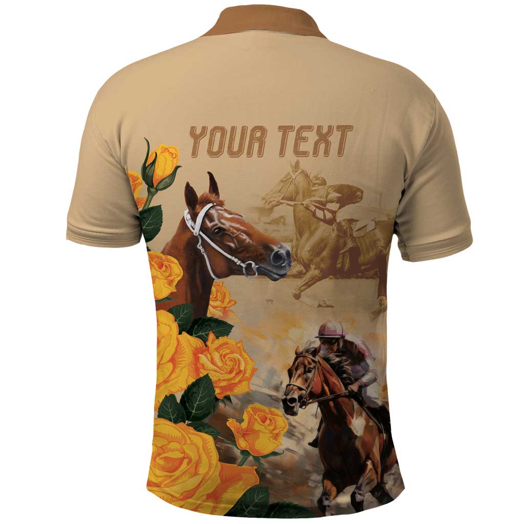 Personalised Melbourne Horse Racing Polo Shirt Australia Wonder Horse