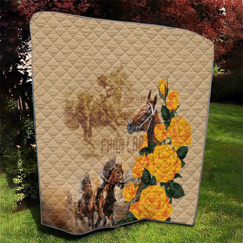 Personalised Melbourne Horse Racing Quilt Australia Wonder Horse