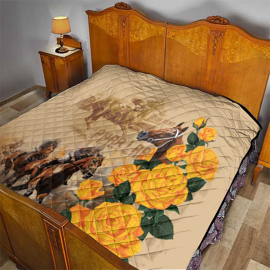 Personalised Melbourne Horse Racing Quilt Australia Wonder Horse