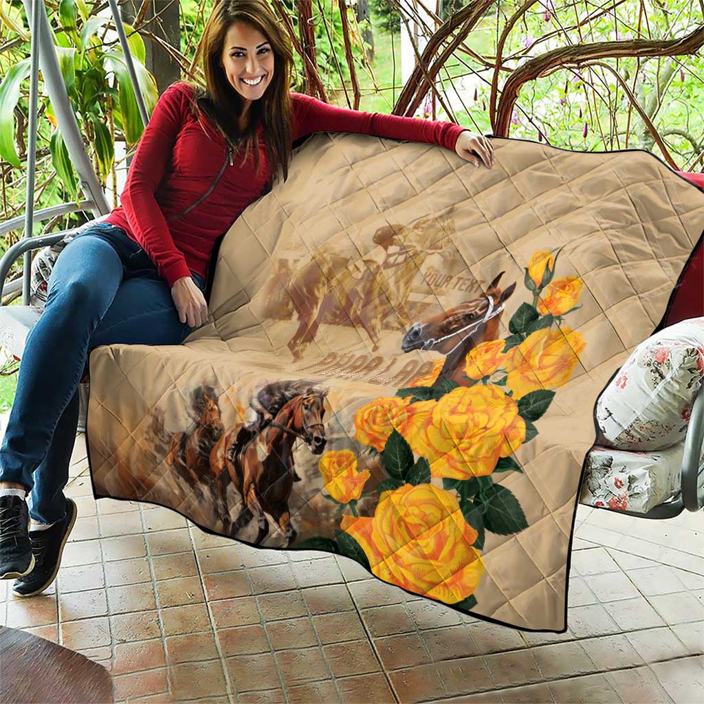 Personalised Melbourne Horse Racing Quilt Australia Wonder Horse