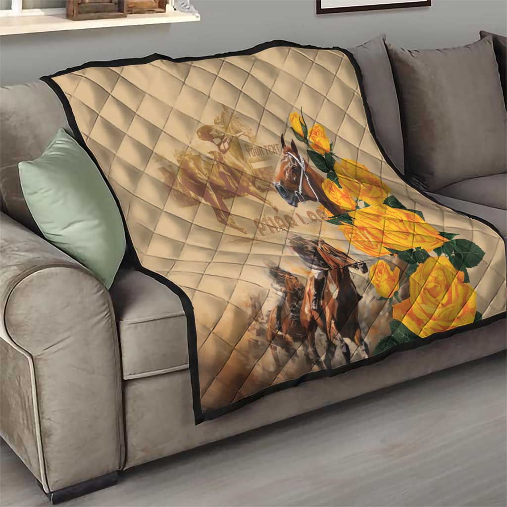 Personalised Melbourne Horse Racing Quilt Australia Wonder Horse