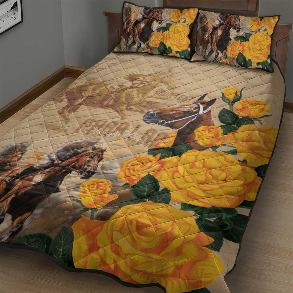 Personalised Melbourne Horse Racing Quilt Bed Set Australia Wonder Horse