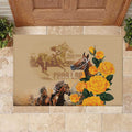 Personalised Melbourne Horse Racing Rubber Doormat Australia Wonder Horse