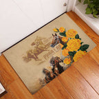 Personalised Melbourne Horse Racing Rubber Doormat Australia Wonder Horse