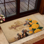 Personalised Melbourne Horse Racing Rubber Doormat Australia Wonder Horse